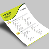 E-Book | Alkaline Voedingslijst