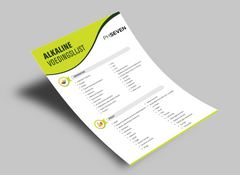 E-Book | Alkaline Voedingslijst